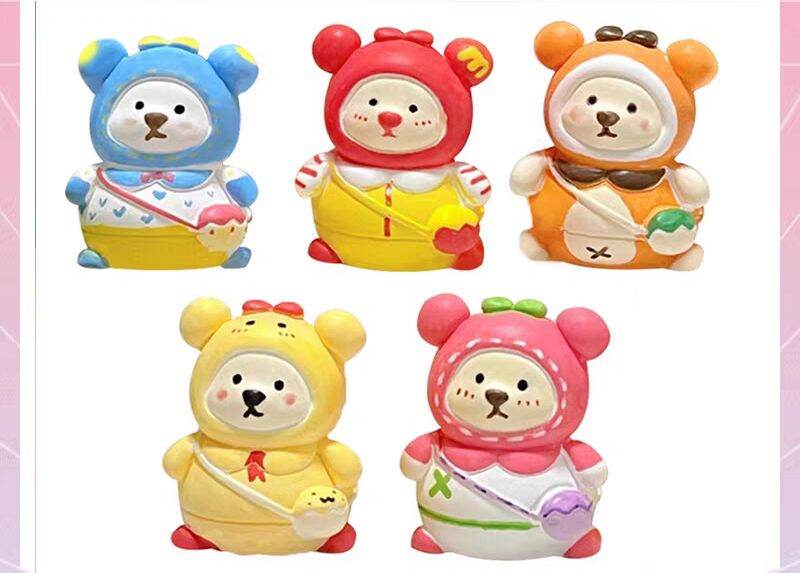 Tượng thạch cao 2D, không kèm màu cọ