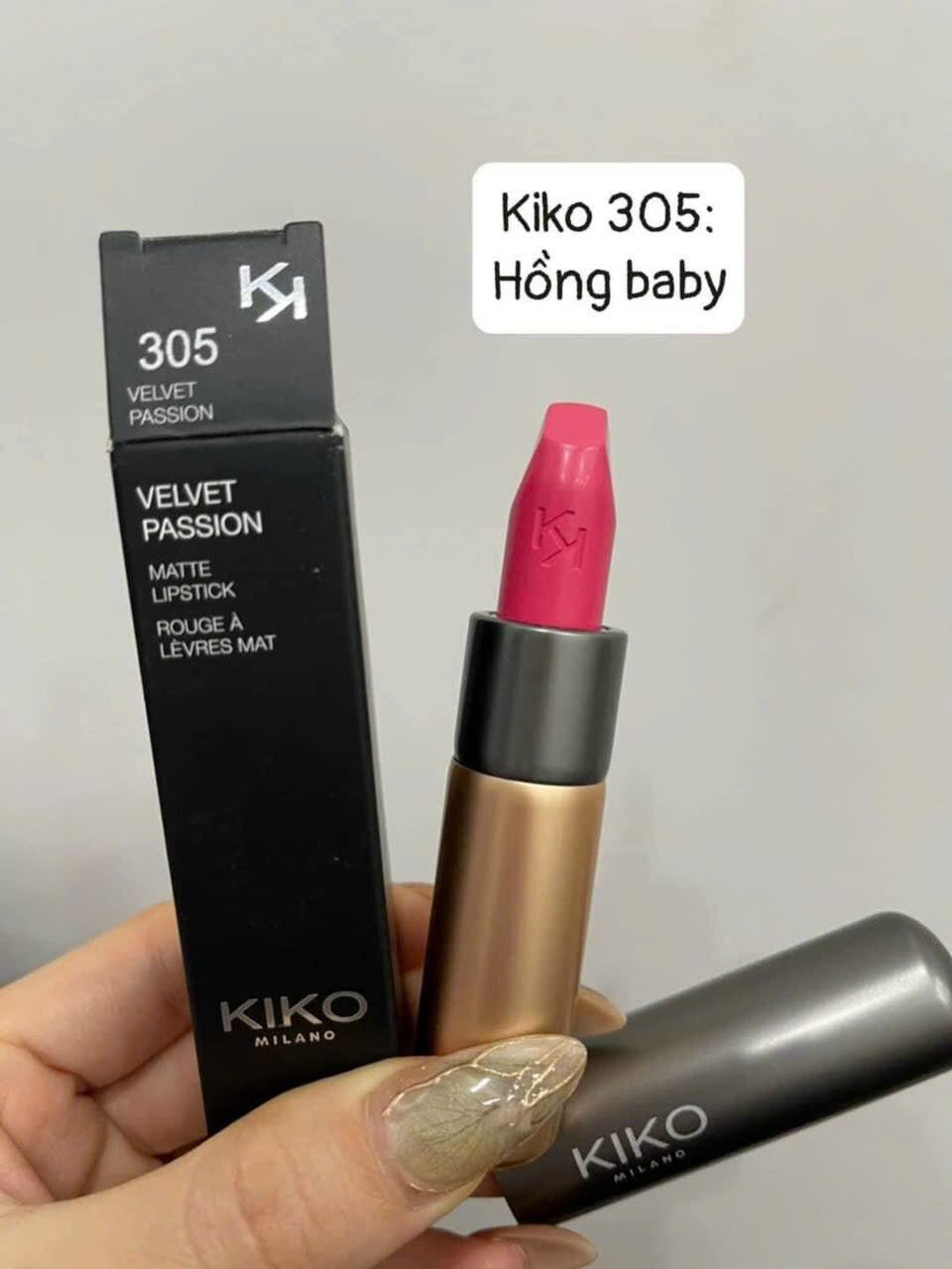 Son KIKO màu 305 hồng Baby