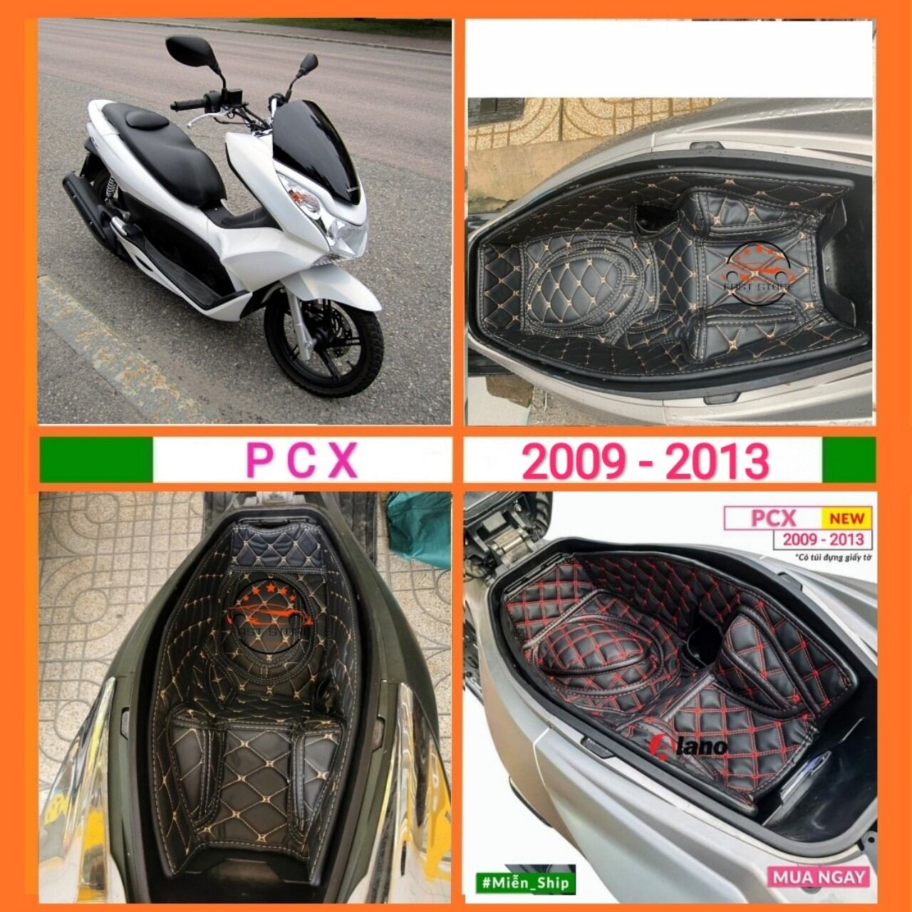 Thời trang lót cốp xe máy PCX