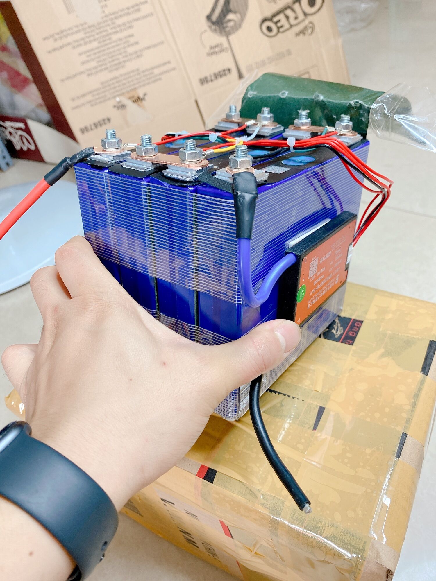 pin Lifepo EVE 12v 50Ah