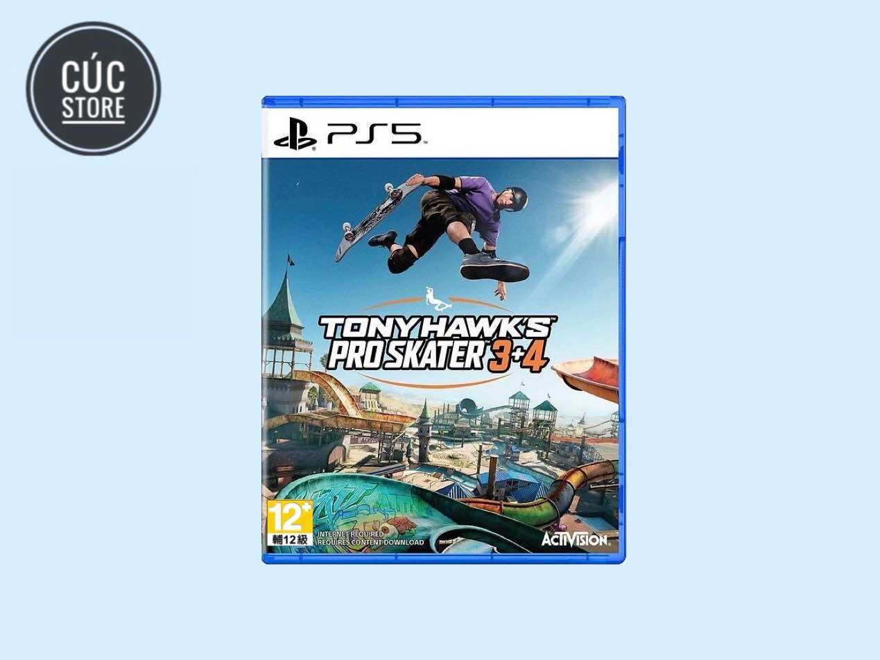Đĩa chơi game PS5: Tony Hawk's Pro Skater 3 + 4