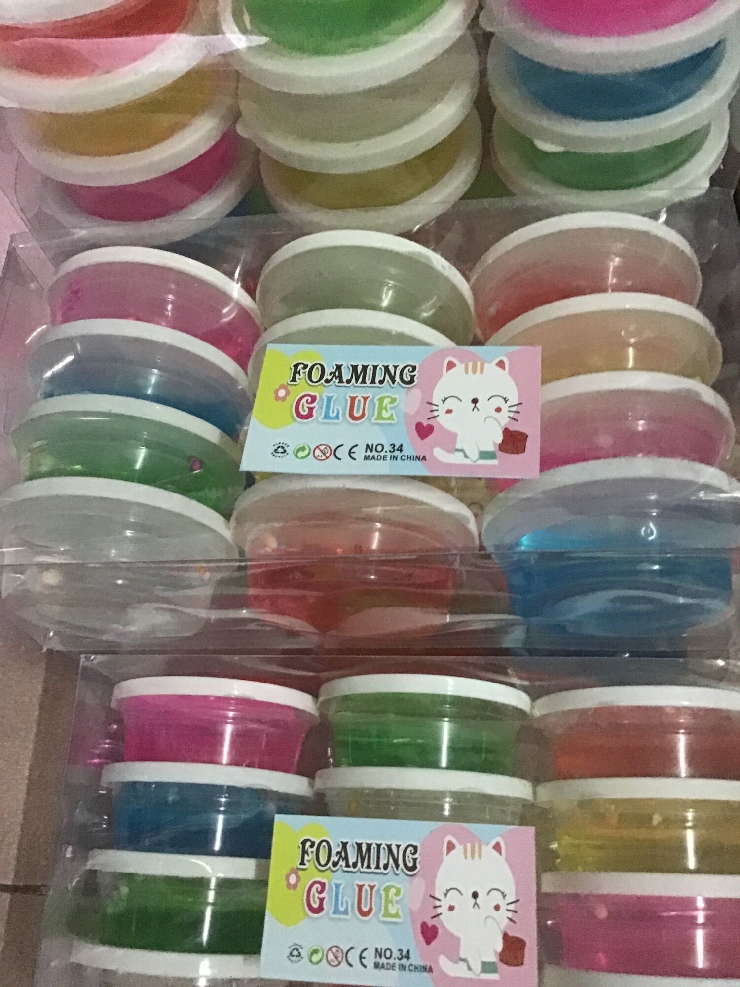 Combo hộp Slime dẻo 8/16 hủ lớn