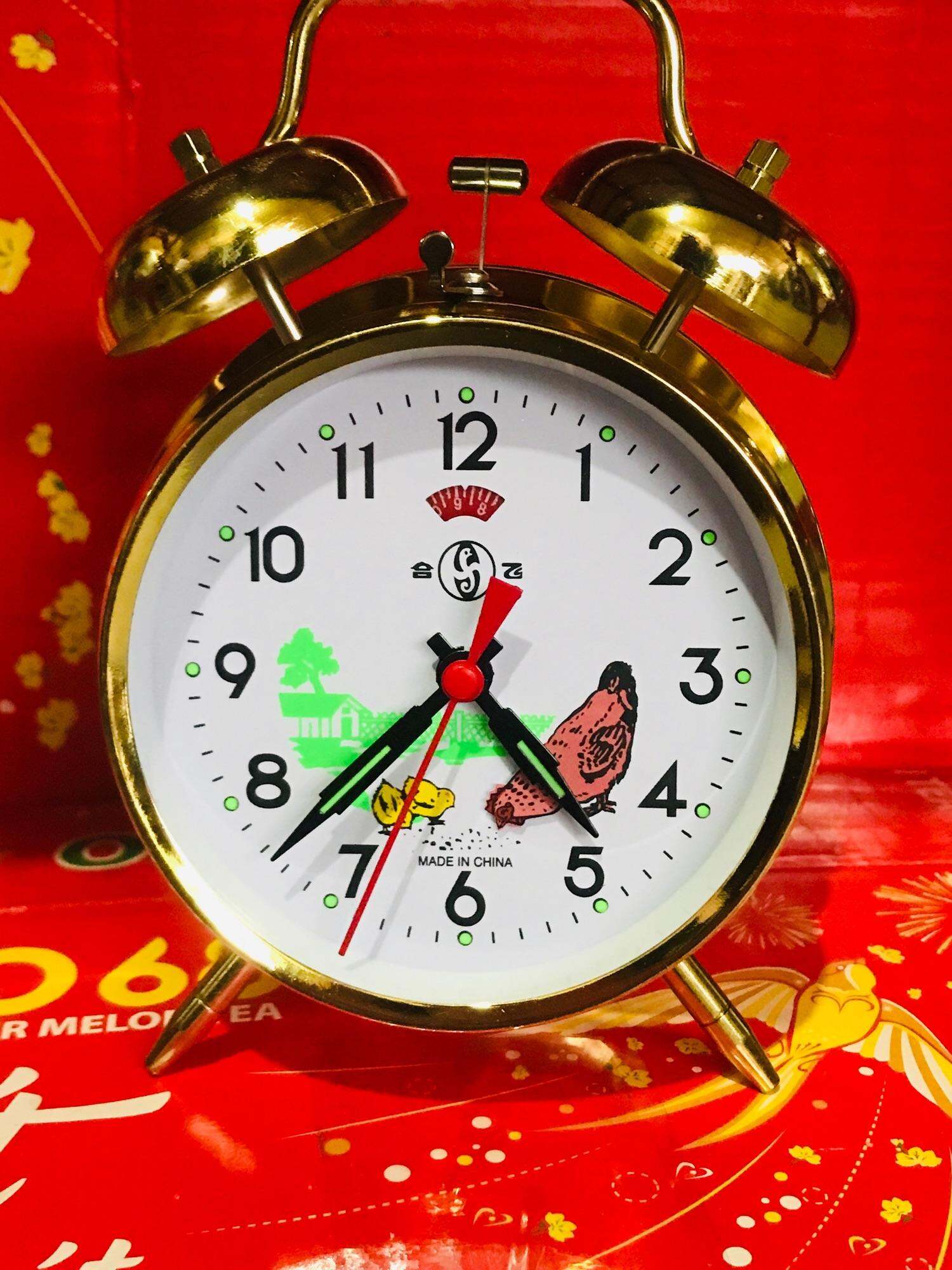 Đồng hồ  con gà chạy cơ,lên cót,mặt số lớn 10,5cm