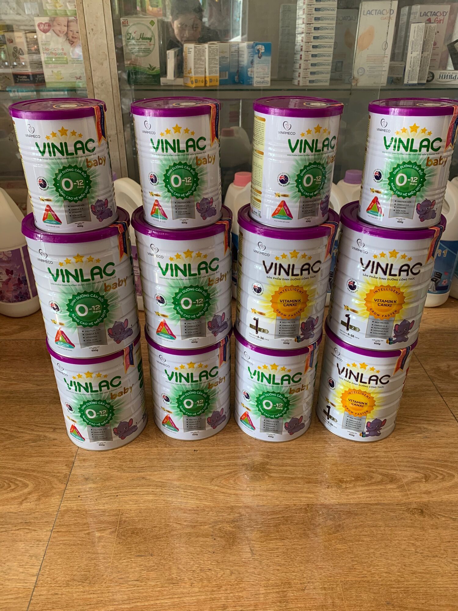 Sữa vinlac số 0 và 1 loại 900g