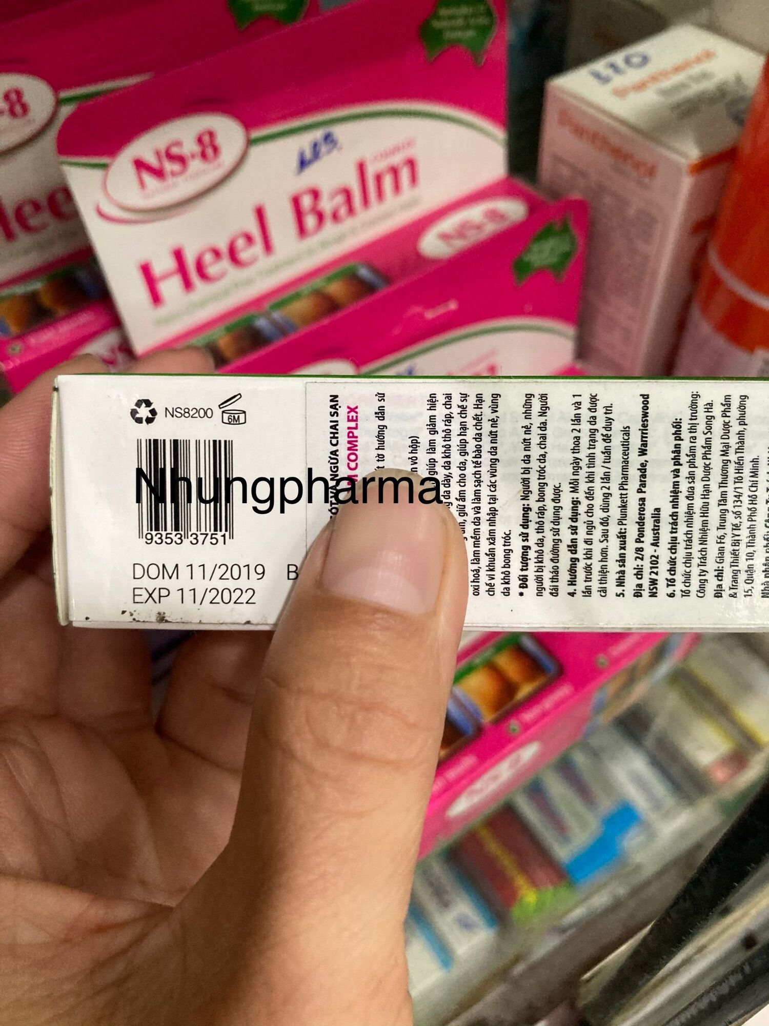 Kem bôi nứt gót,rạn da-ns-8 heel balm