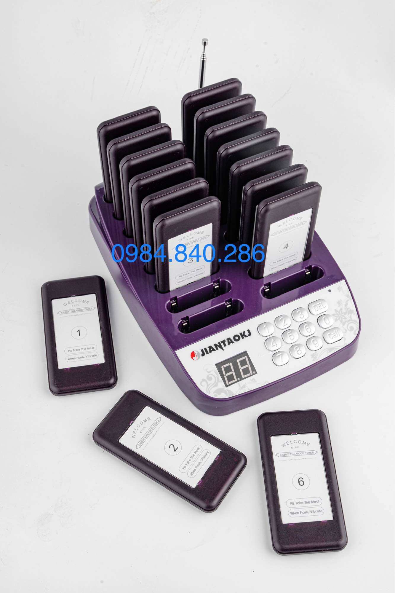 Bộ thẻ rung tự phục vụ - Thiết bị tự phục vụ 16 thẻ