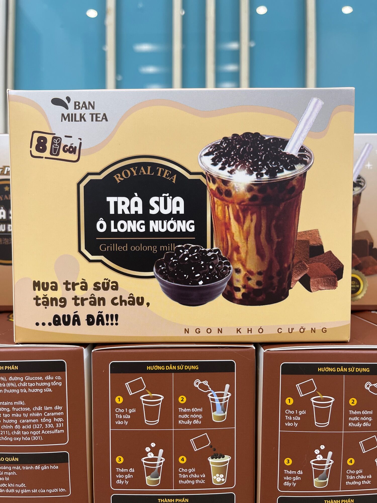 Trà sữa olong nướng sản phẩm được cung cấp bởi công ty cổ phần bản coffee