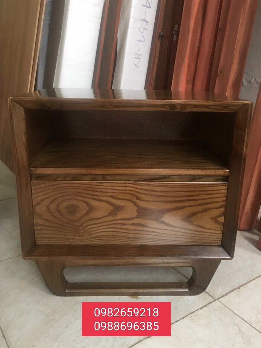 Tab đầu giường, tủ mini tiện lợi gỗ tần bì