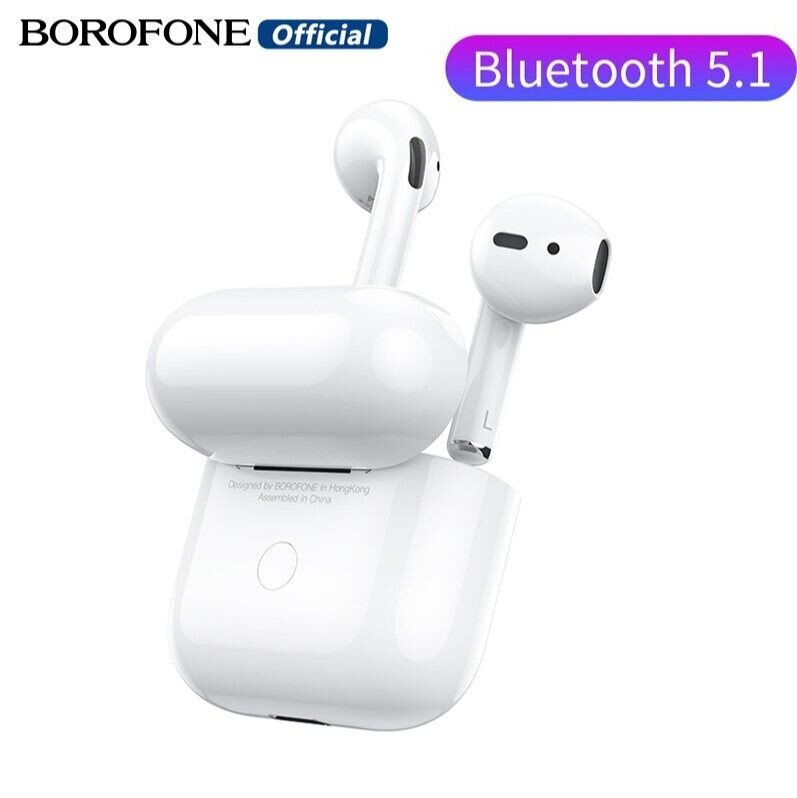 Tai nghe bluetooth TWS series BOROFONE BW01 Chống ồn, tai nghe kiểu dáng appro, tai bass mạnh siêu chống ồn chống nước tai nghe không dây bluetooth