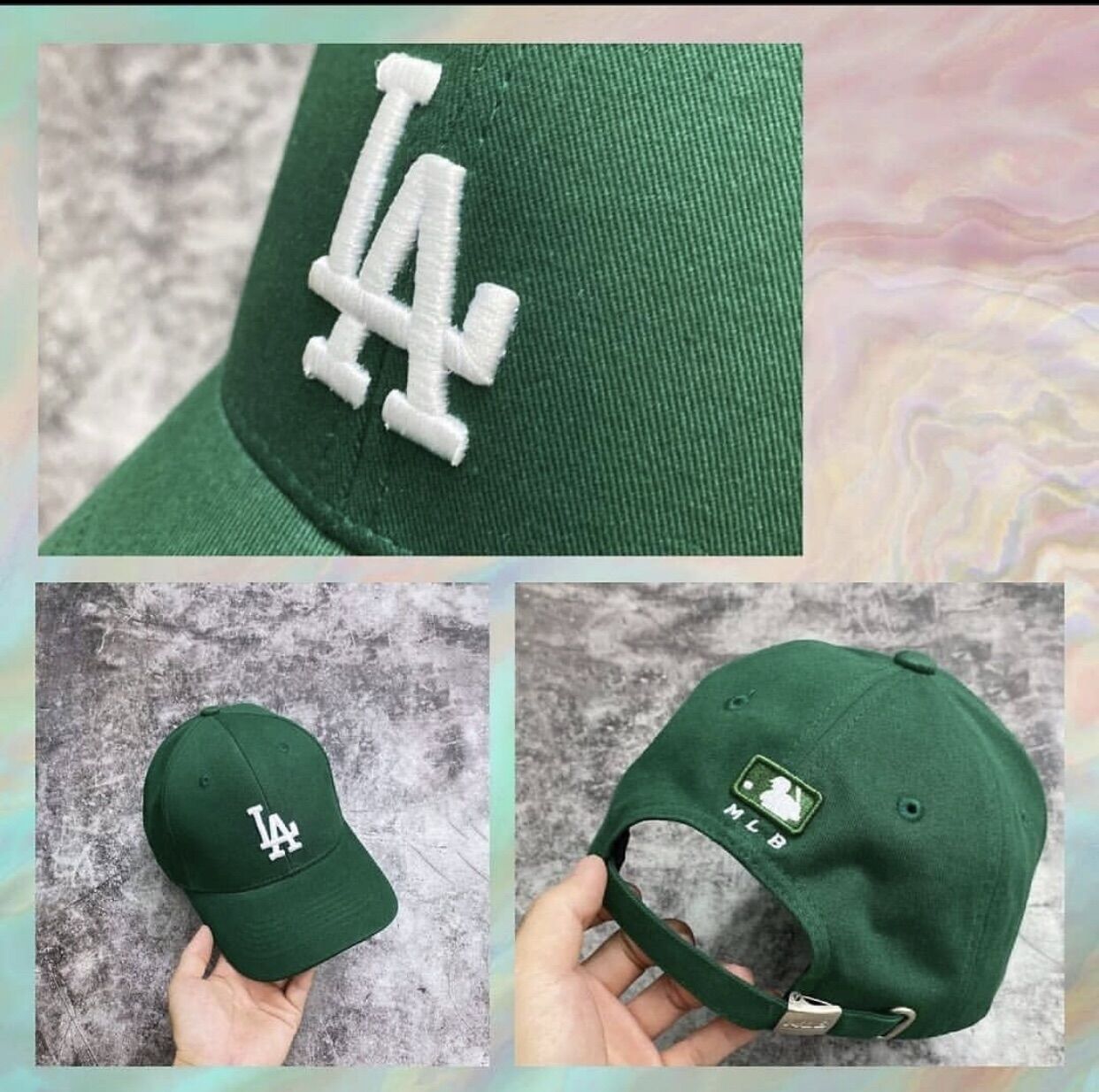 Mũ lưỡi trai L.A Green ( hàng xuất chuẩn)