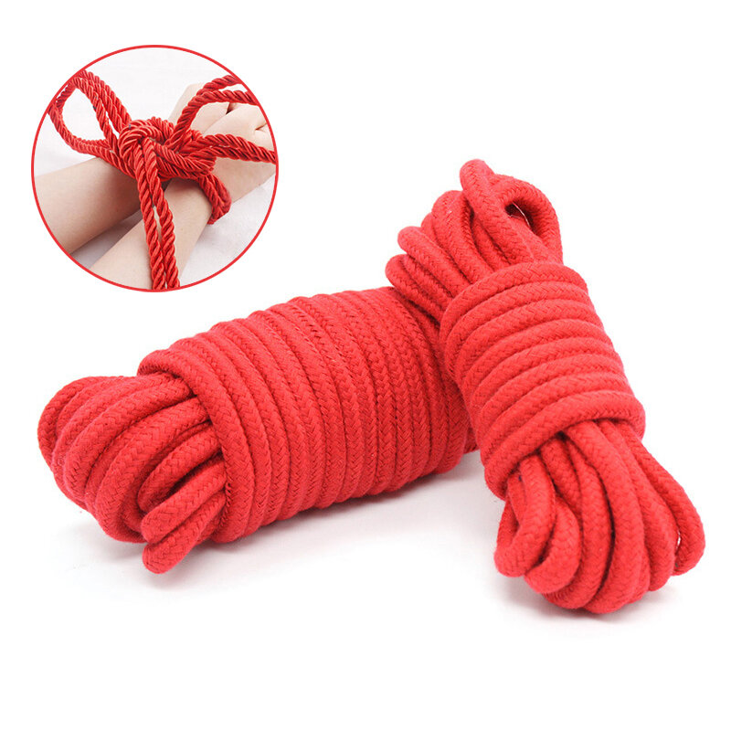 Blackwolf 5M/10M/20M Slave Bdsm Bondage Rope Cotton Body Har