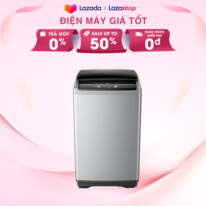 Máy giặt sharp 8.5 kg es-y85hv-s