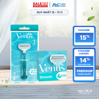 Bộ Dao Cạo Nữ GILLETTE Venus Smooth