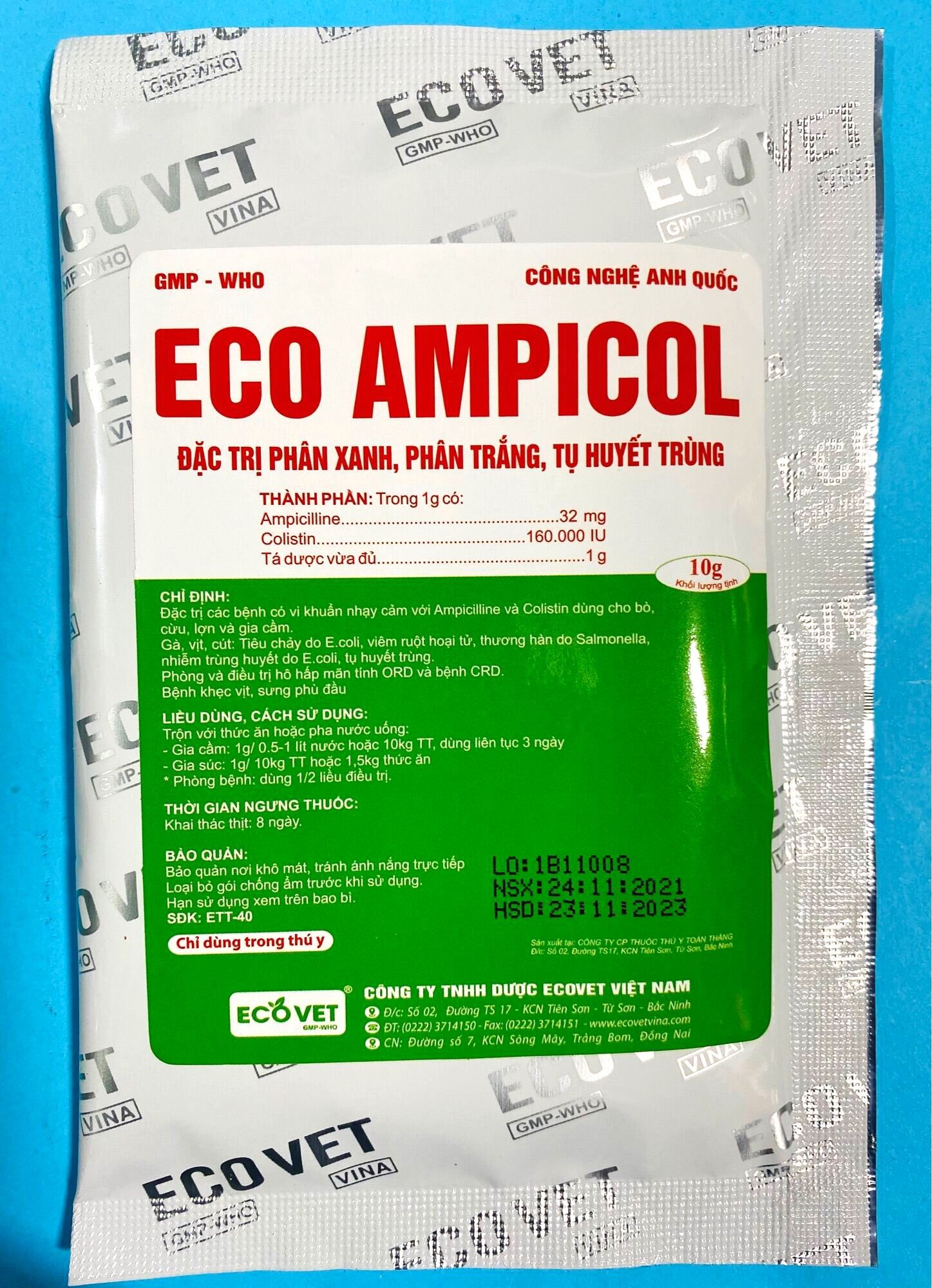 Eco Ampicol: Sản phẩm vi sinh học Eco Ampicol là lựa chọn số 1 cho bảo vệ sức khỏe của mỗi gia đình. Với ưu điểm từ thiên nhiên, không chứa hóa chất độc hại, sản phẩm này là lời giải đáp cho những lo lắng về an toàn thực phẩm và sức khỏe. Hãy xem hình ảnh liên quan để tìm hiểu thêm về các thành phần cùng công dụng của sản phẩm.