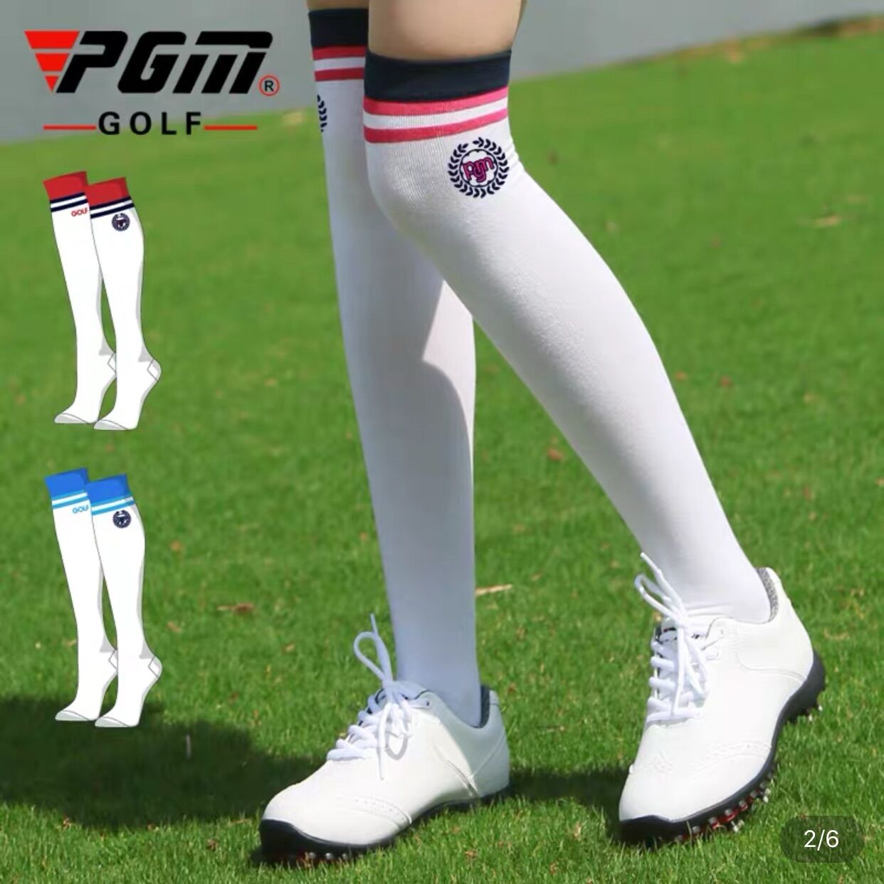 Tất golf nữ pgm - tất golf cao cổ nữ 2021