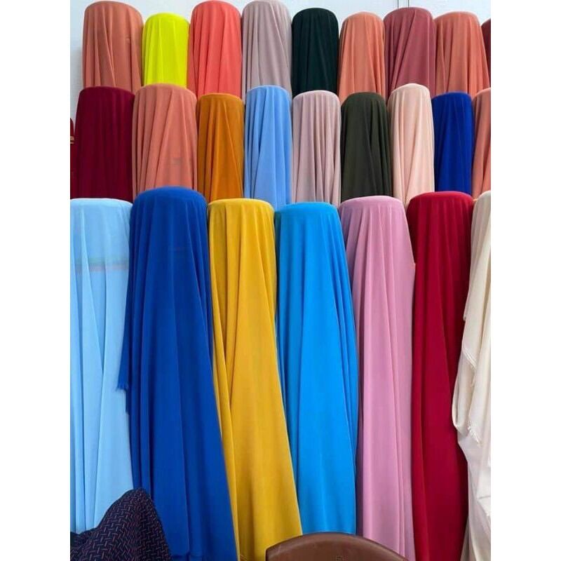 Sỉ 5 mét vải  chiffon hàng loại 1 chuyên may áo dài, áo kiểu , váy thời trang ( chỉ 40k/1 mét)