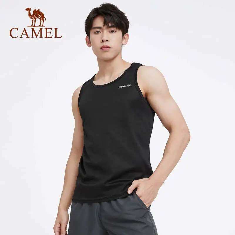 (Size S) Áo ba lỗ thể thao nam Camel J0S242911