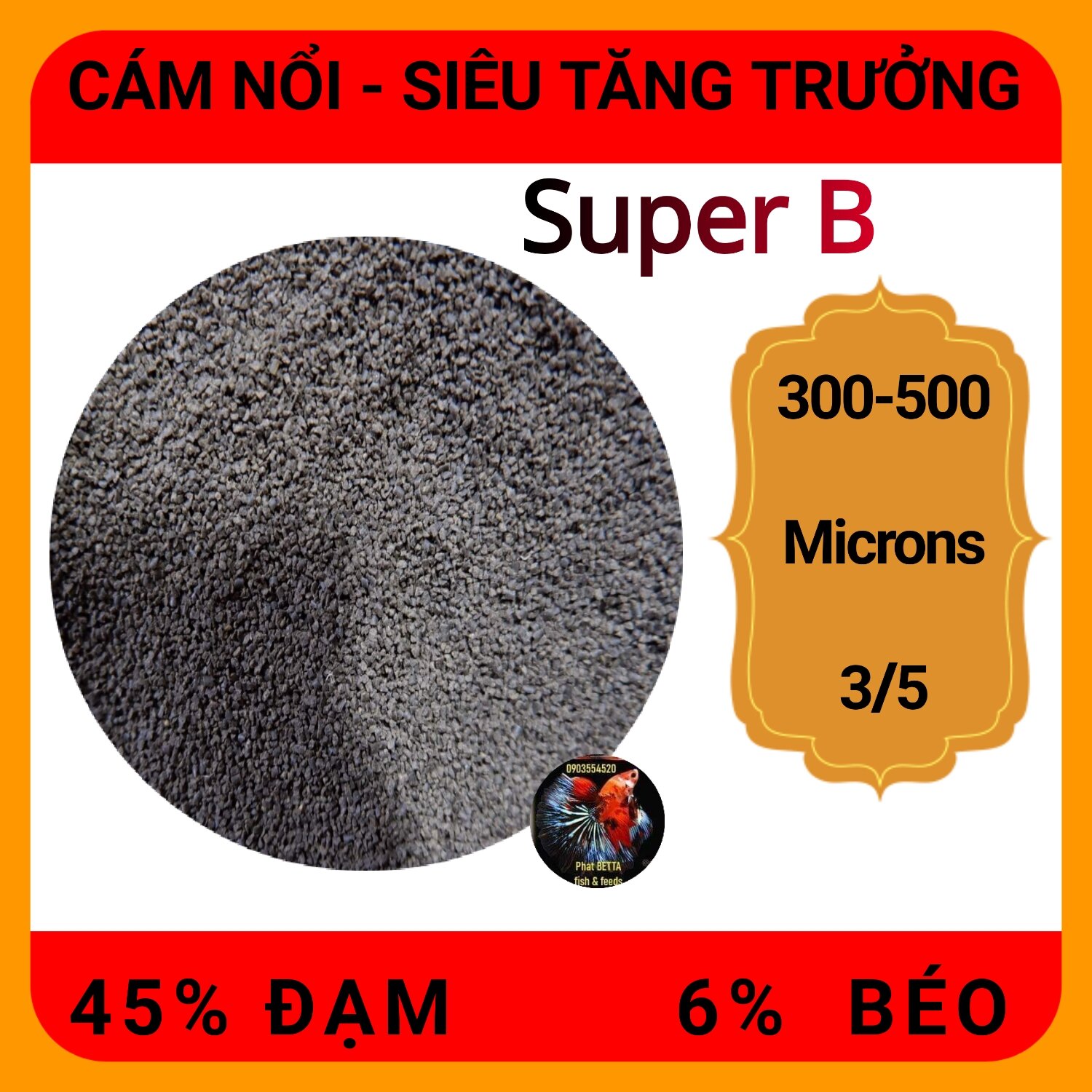 Cám nổi siêu tăng trưởng. size 2/4
