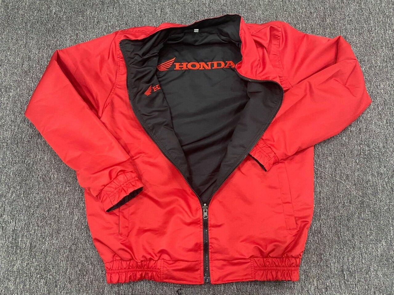 Áo Gió Honda 2 Mặt Đỏ Đen Cao Cấp