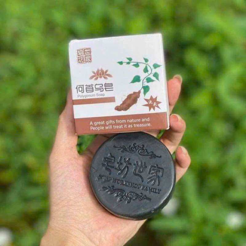 Dầu gội thủ công mọc tóc đen hà thủ ô