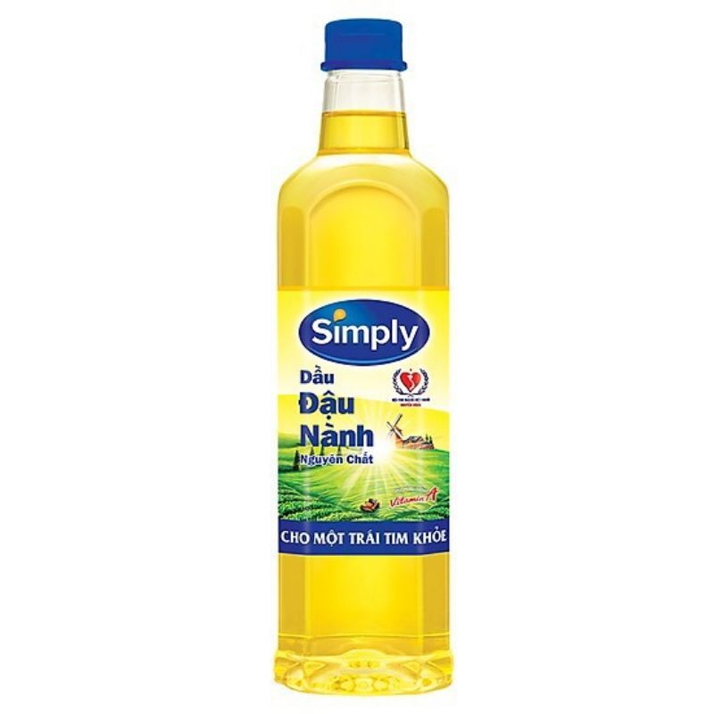 Dầu ăn đậu nành simply 1 lít