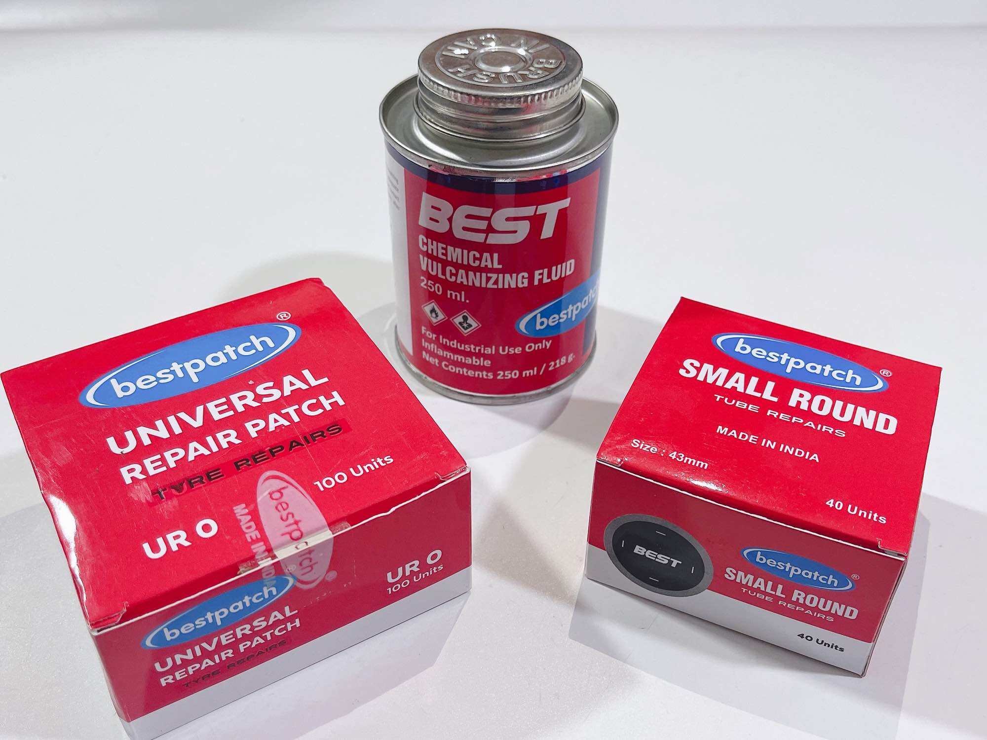 Keo vá săm và lốp Best bestpatch, miếng vá săm chuyên dụng đủ kích cỡ sử dụng xe máy, oto và xe đạp điện