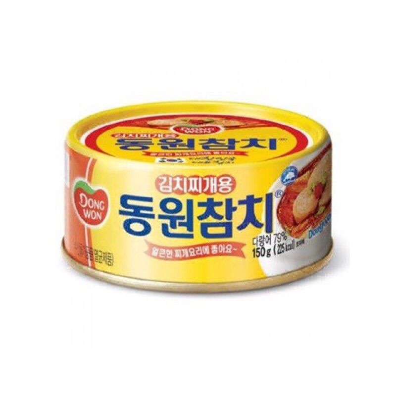 Cá ngừ đóng hộp nấu canh kim chi dongwon 150gr