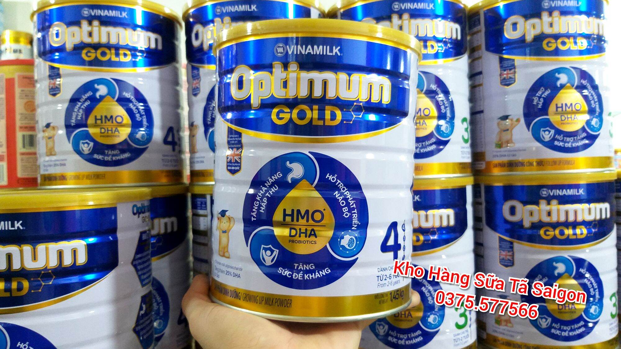 Sữa bột Optimum Gold lon 1.45 Kg của Vinamilk
