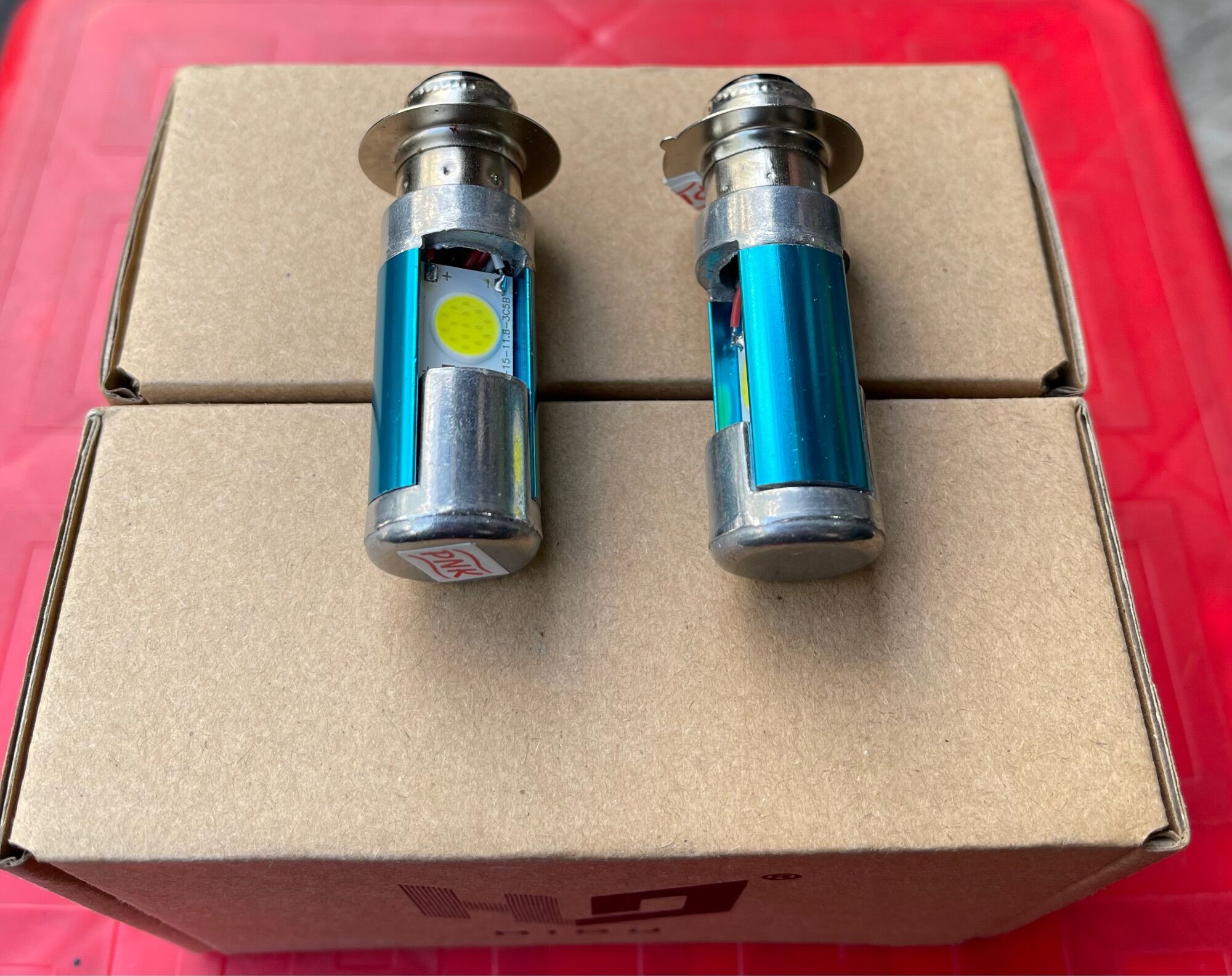 Đèn led xe wave 2 bóng siêu sáng - 1 đôi