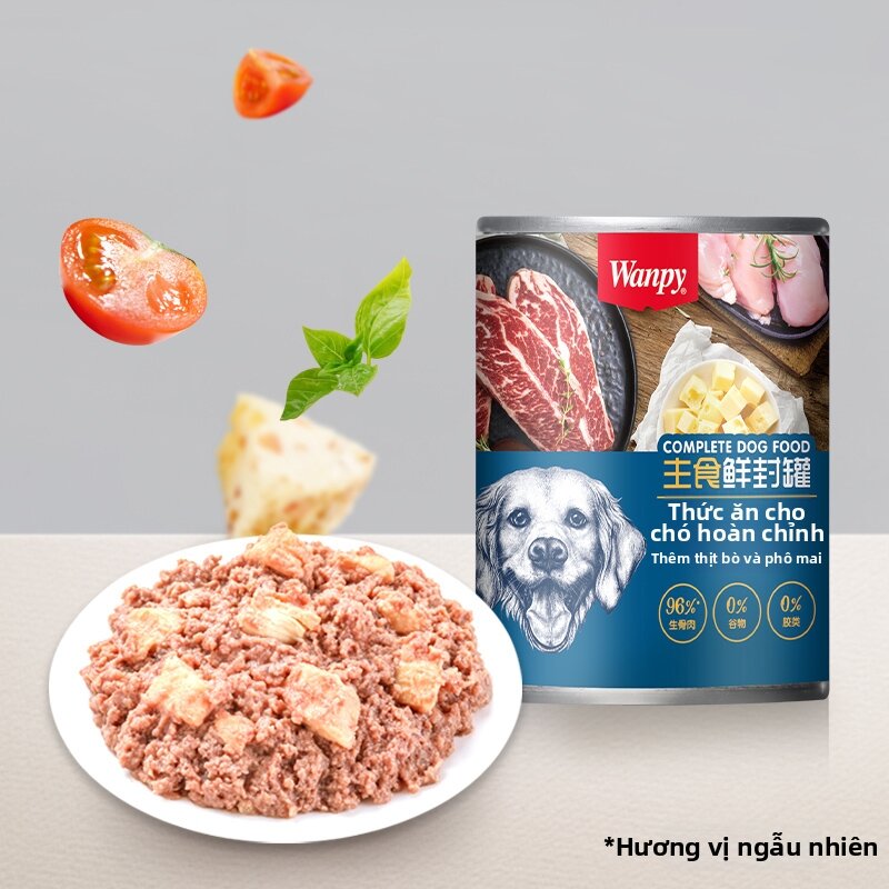 Wanpy | Hộp Bữa Chính Hương Vị Ngẫu Nhiên 375g