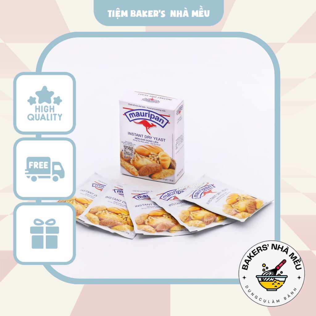 Men nở/men khô làm bánh mì mauripan
