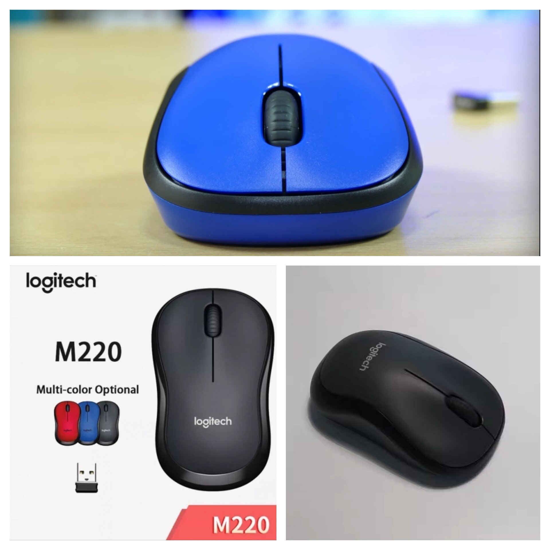Chuột Không Dây Logitech M220, Bảo Hành 6 Tháng , Hàng Công Ty