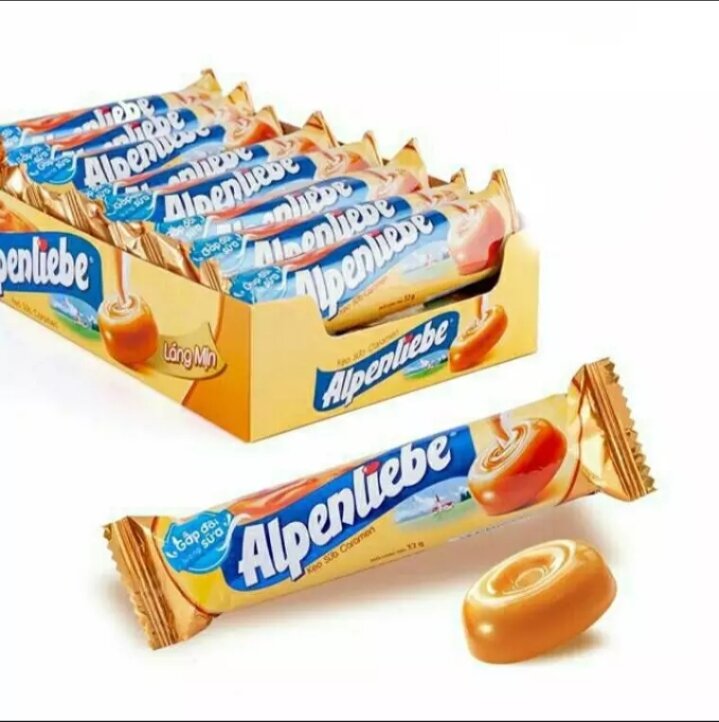Kẹo ALPENLIEBE Hồng Trà Sữa, Muối Ớt