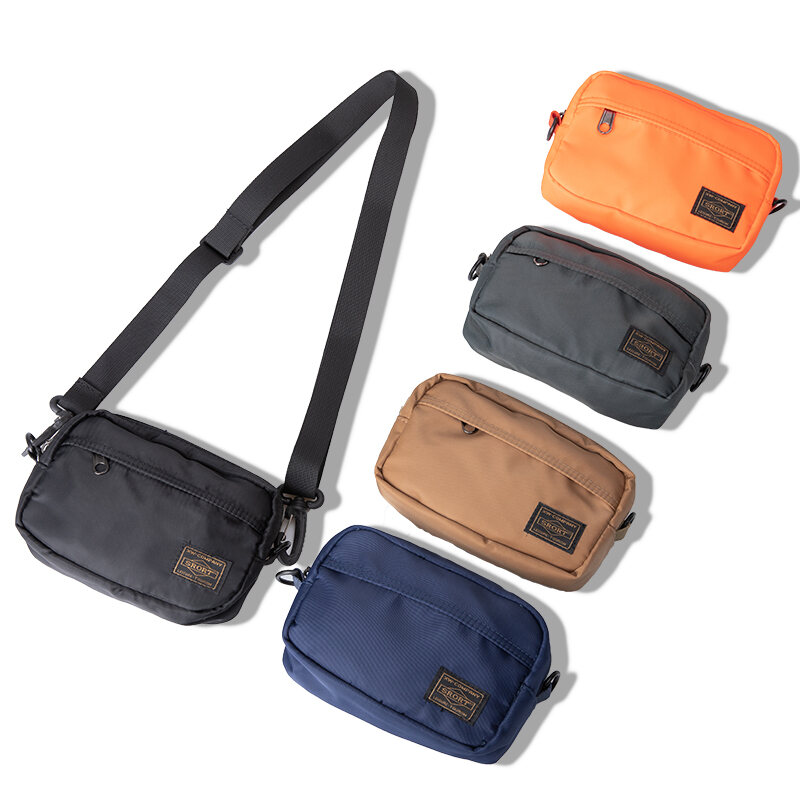 Túi Đeo Chéo Bằng Vải Oxford Phong Cách Quân Đội Mini Dành Cho Nam Và Nữ Phong Cách Hip Hop Ví Đựng Tiền Xu Túi Đeo Vai Đơn Thoải Mái Tất