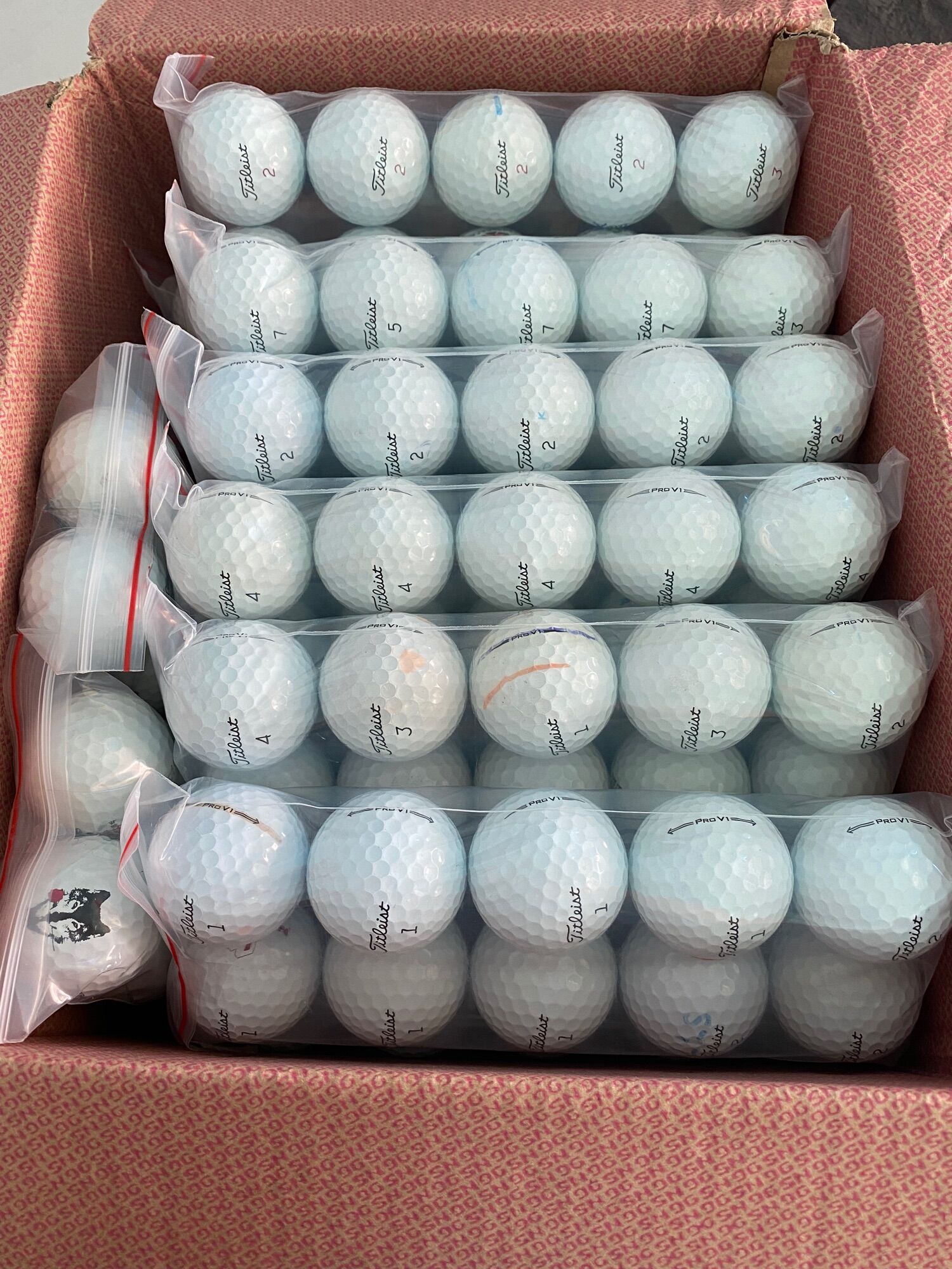 Bóng golf titleist pro_v1 pro_v1x chính hãng