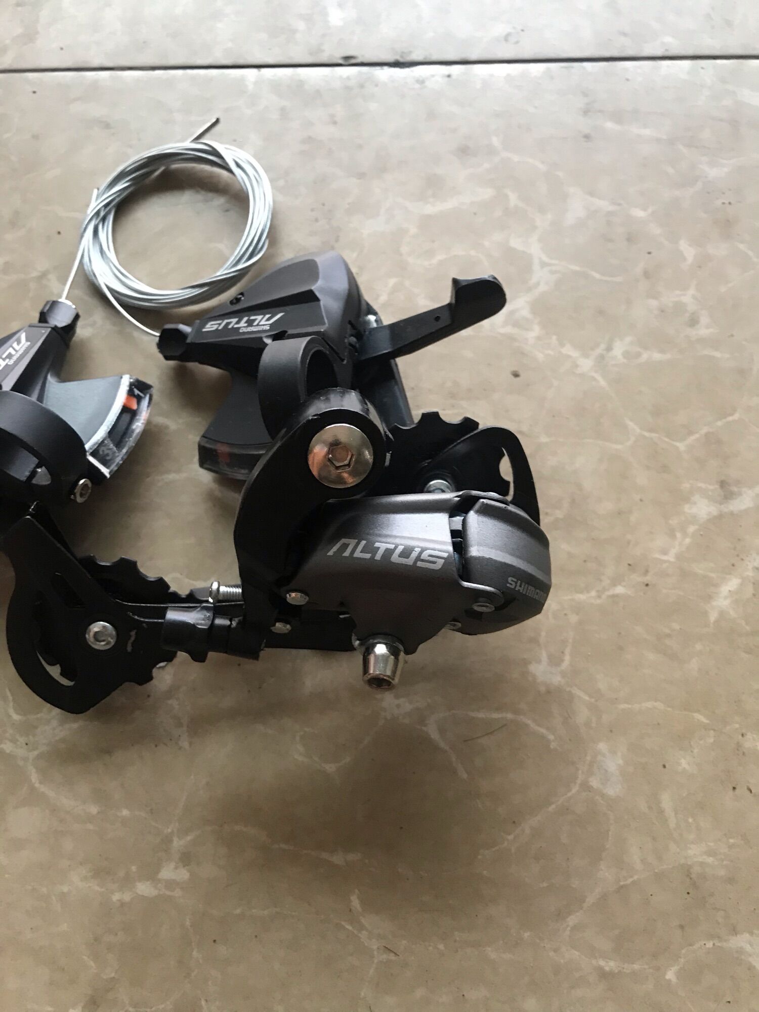 Củ đề, sang líp shimano altus 9 speed