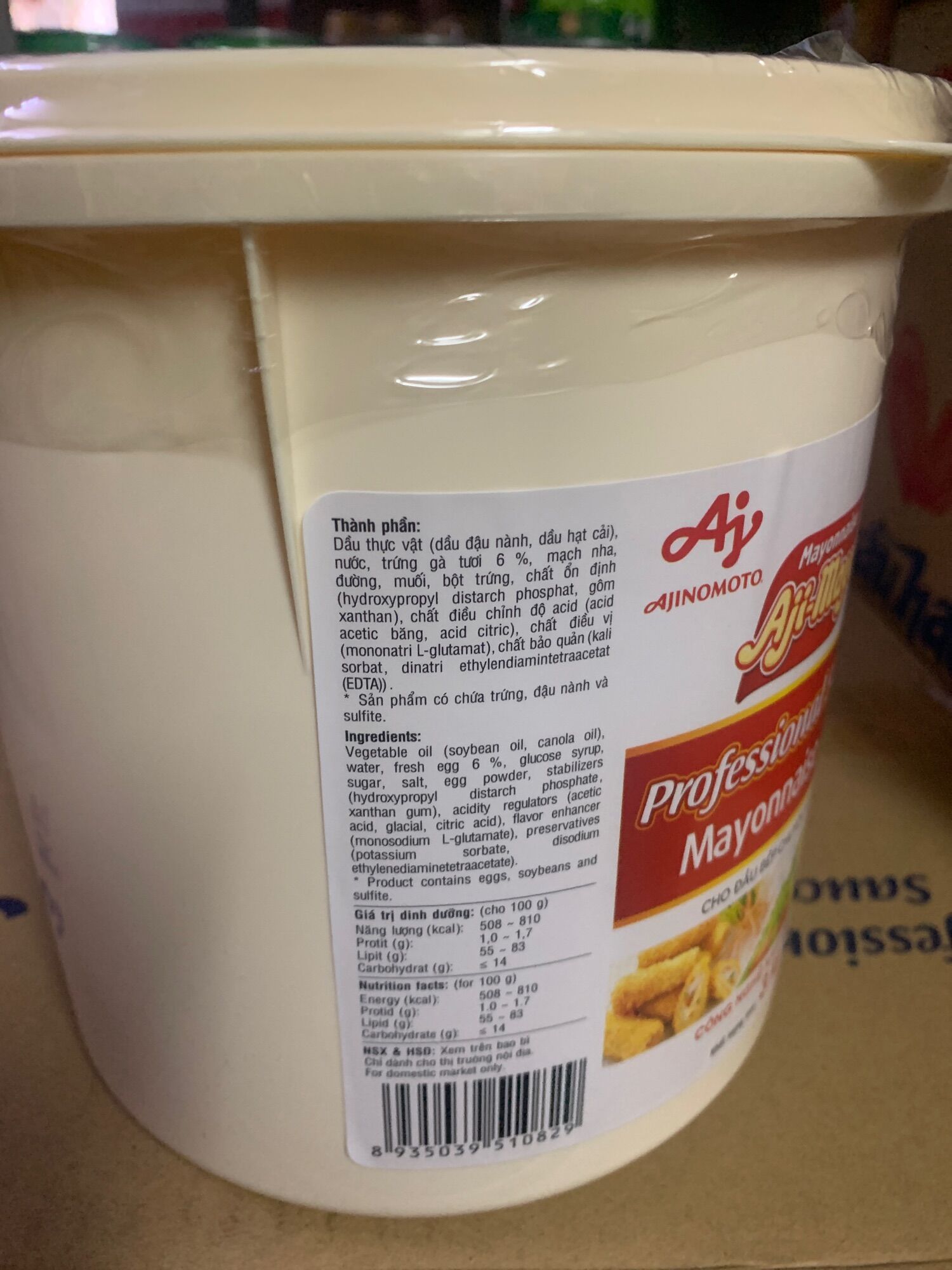 Sốt mayonnaise Aji-mayo 3kg