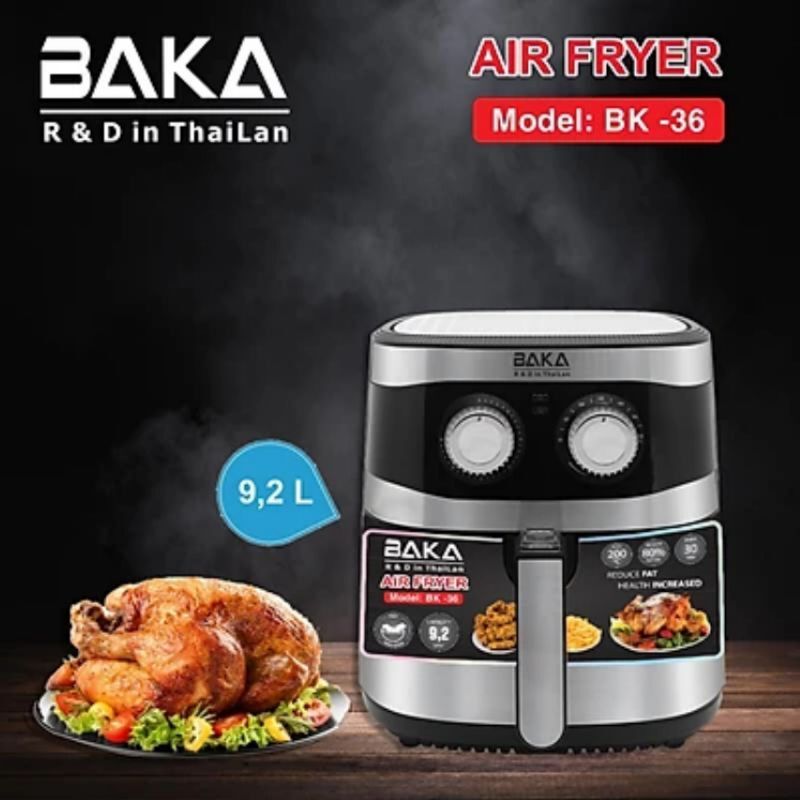 Nồi chiên BAKA Dụng tích 9,2 Lít, Công suất 1800W