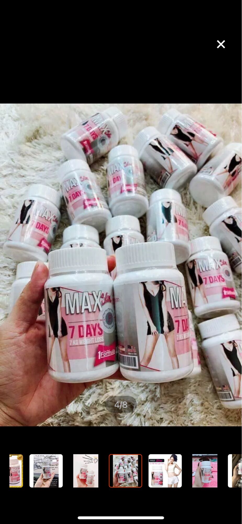 Giảm cân Max slim 7 day Thái Lan 30 viên