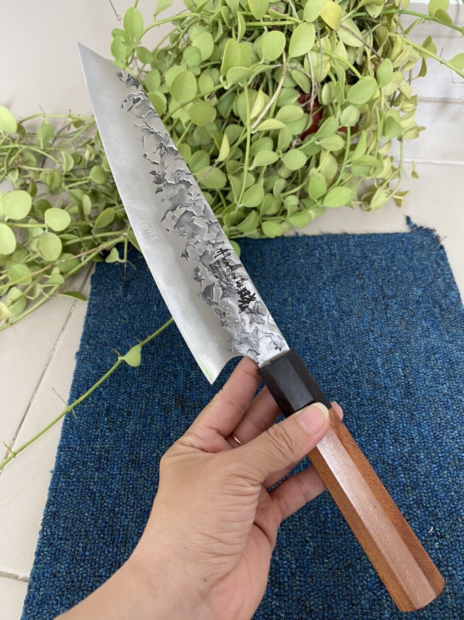 Dao bếp cao cấp akatsuki nhật bản, cán gỗ chắc chắn