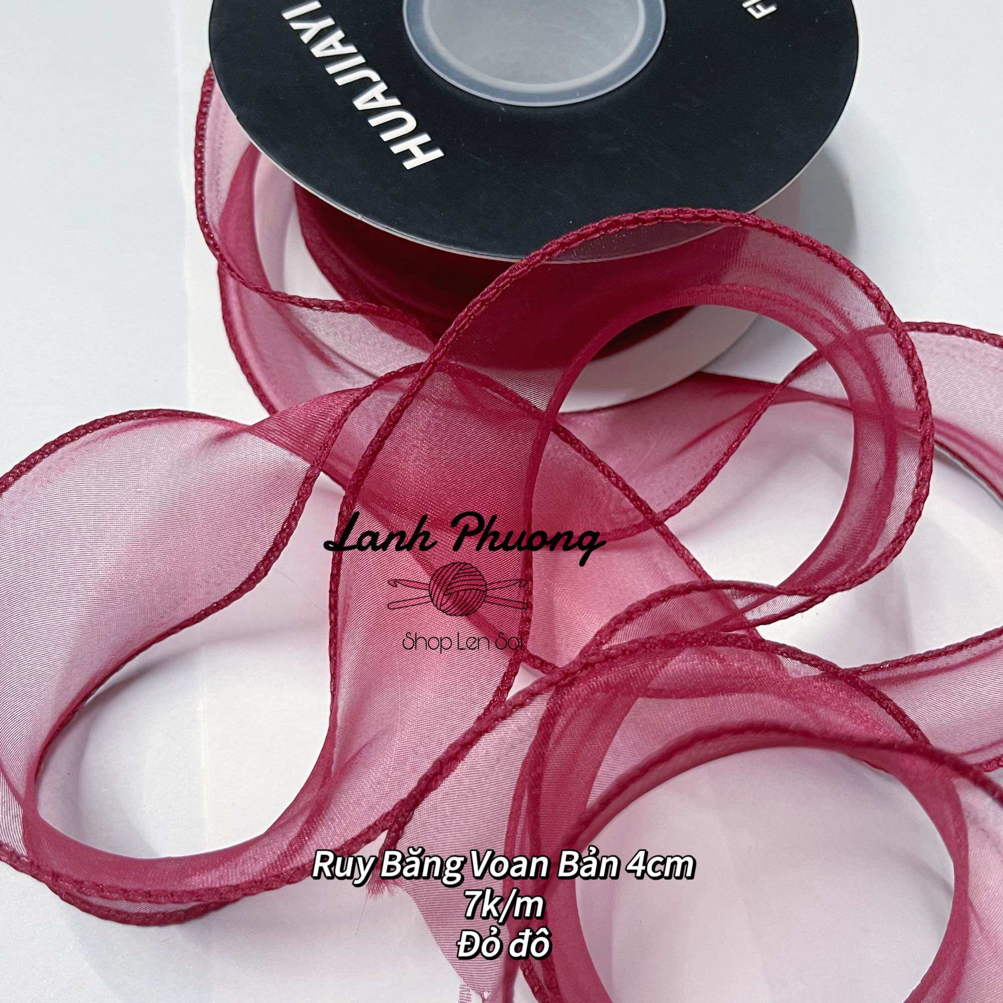 Ruy Băng Voan Bản 4cm (3m)