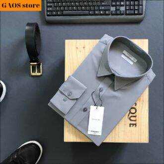 Áo sơmi nam công sở (tay dài không túi)