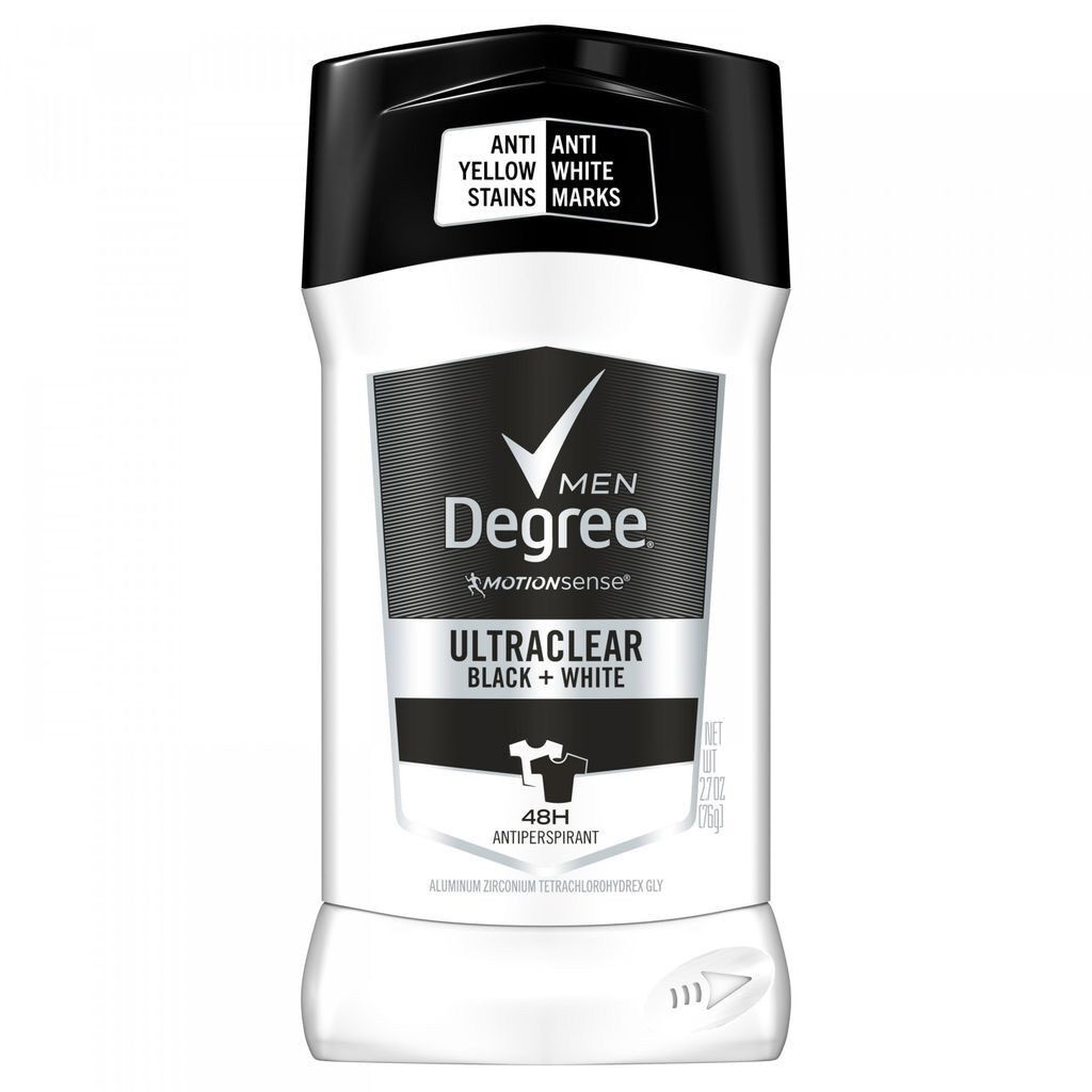 Lăn khử mùi Degree Men Motionsense Ultraclear Black + white 76g