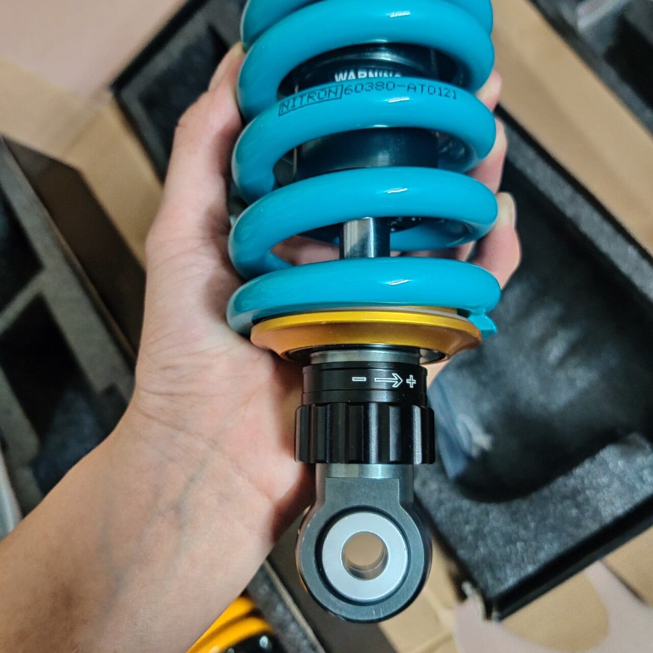 [HCM]phuộc ex nhỏ ex150 ex135 nitron ohlins xoay 360 ( mẫu 2021)