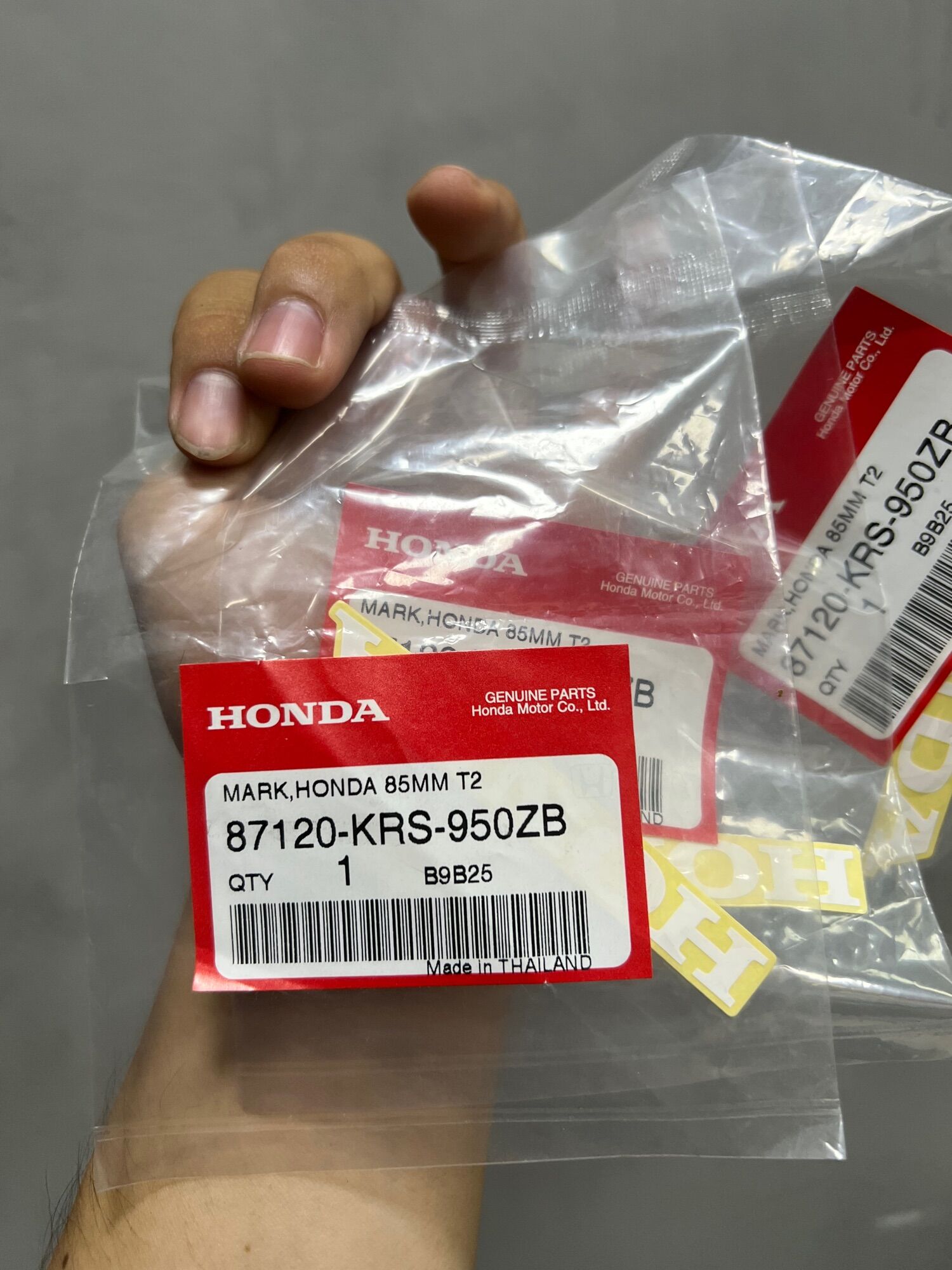 Tem honda chính hãng