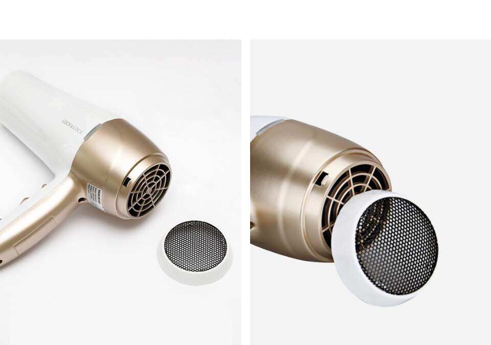 Máy sấy tóc LocknLock ENA136WHT ( 2200W ) ( gồm 3 chế độ sấy cho tóc nhanh khô )