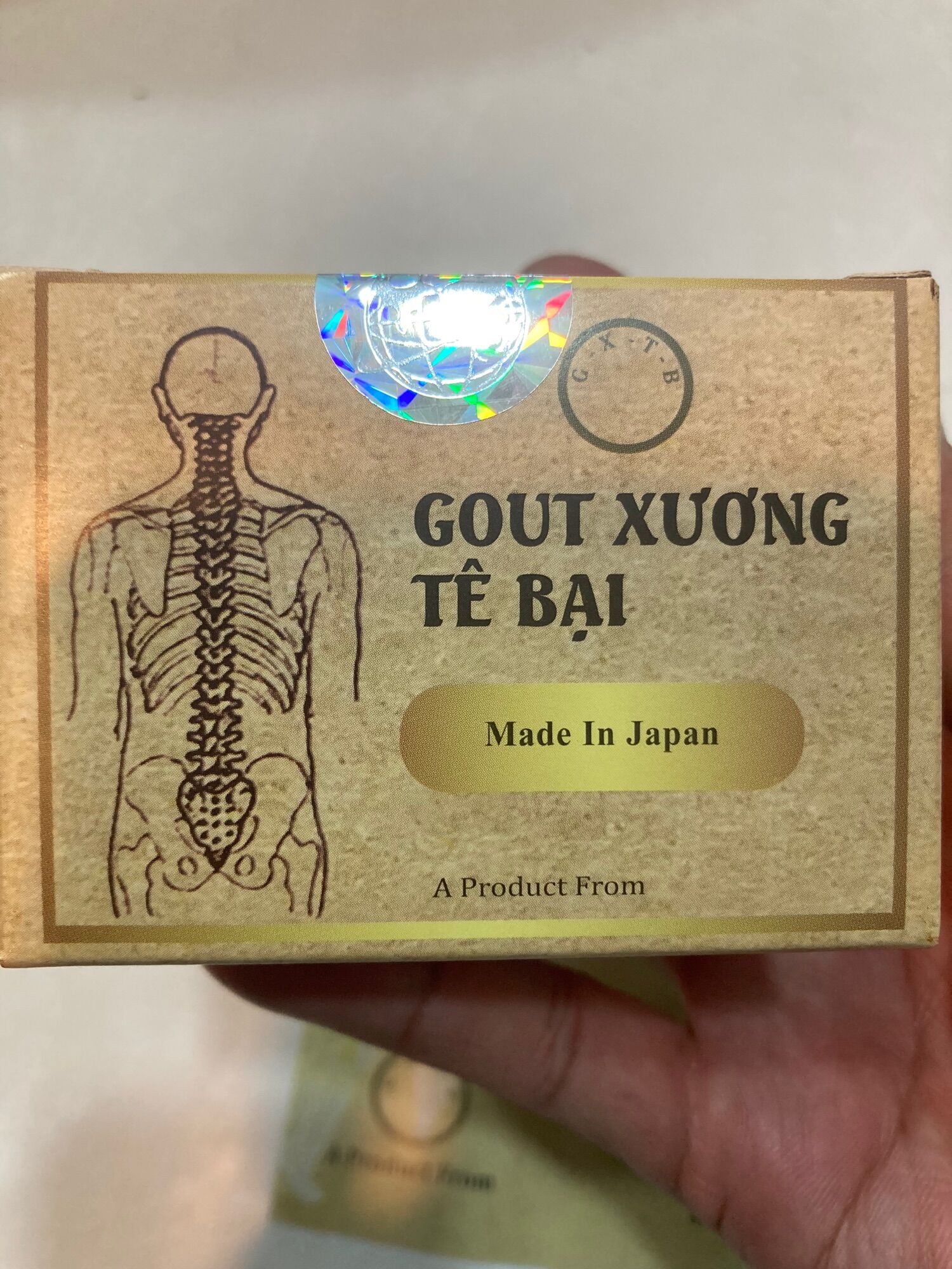 Freeship - gout xương tê bại japan chính hãng