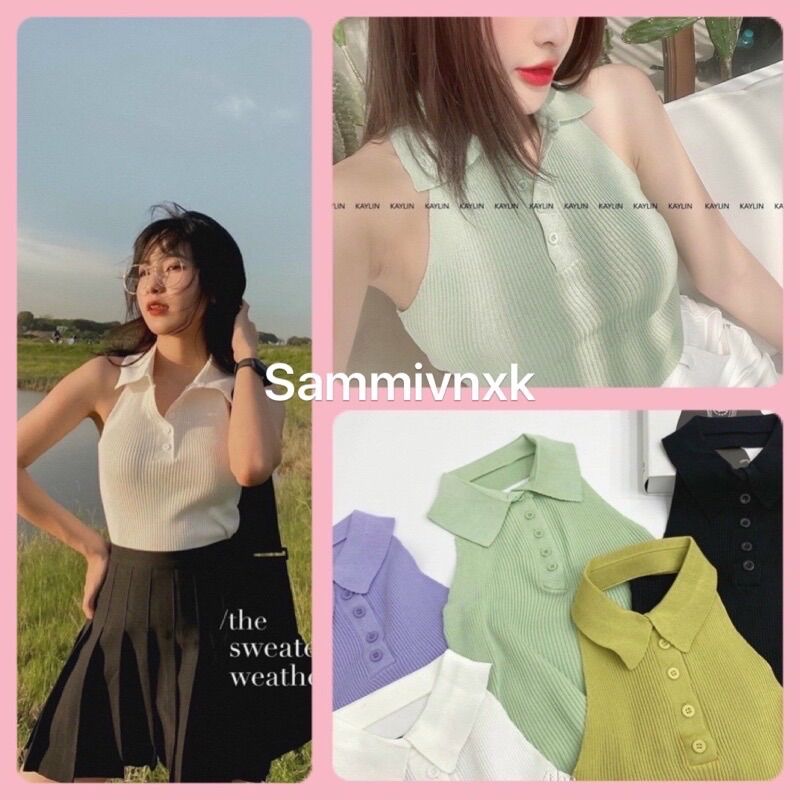 Áo len yếm hàng QC💥freeship💥