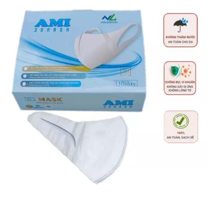 Combo 2 hộp khẩu trang 3D Ami (100 chiếc)