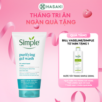 [MUA LÀ CÓ QUÀ] Sữa Rửa Mặt Simple Kiềm Dầu, Ngừa Mụn 150ml Hasaki Sản phẩm chính hãng